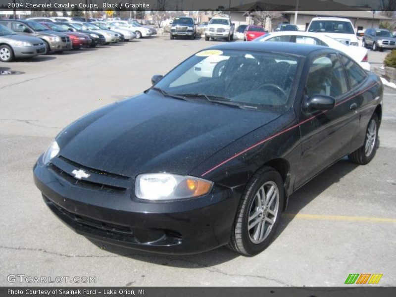 Black / Graphite 2004 Chevrolet Cavalier Coupe