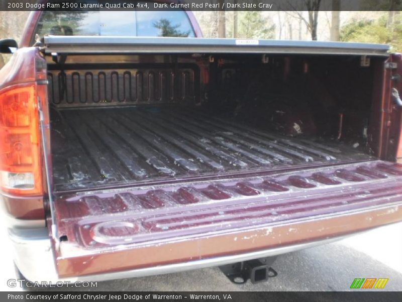 Dark Garnet Red Pearl / Dark Slate Gray 2003 Dodge Ram 2500 Laramie Quad Cab 4x4