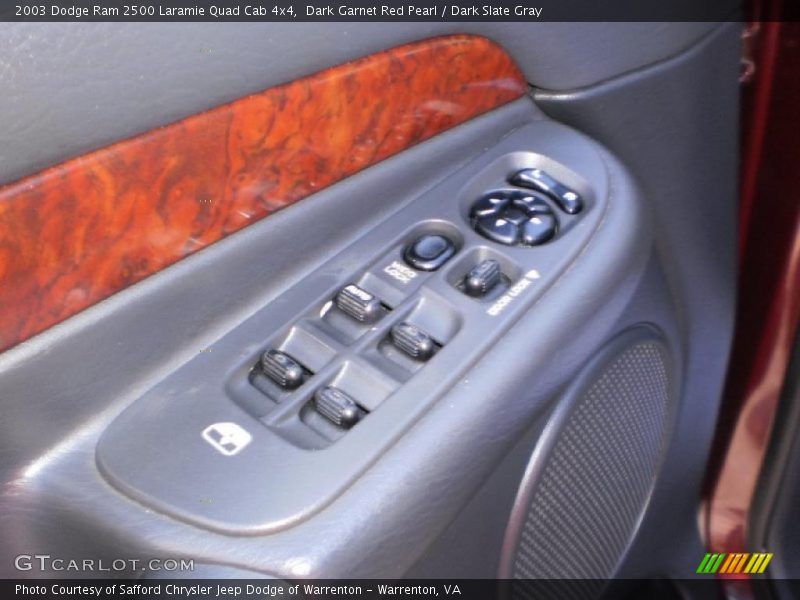 Dark Garnet Red Pearl / Dark Slate Gray 2003 Dodge Ram 2500 Laramie Quad Cab 4x4