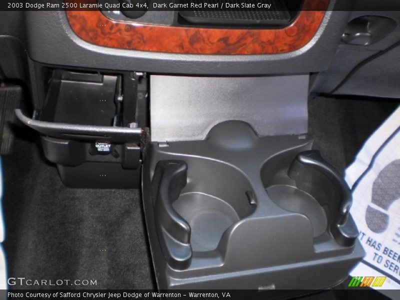 Dark Garnet Red Pearl / Dark Slate Gray 2003 Dodge Ram 2500 Laramie Quad Cab 4x4