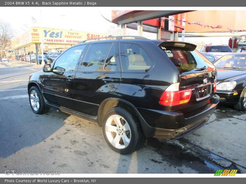 Black Sapphire Metallic / Beige 2004 BMW X5 4.4i