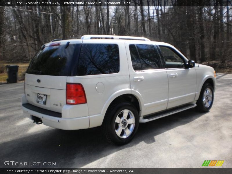  2003 Explorer Limited 4x4 Oxford White