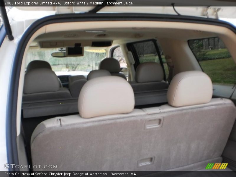  2003 Explorer Limited 4x4 Medium Parchment Beige Interior