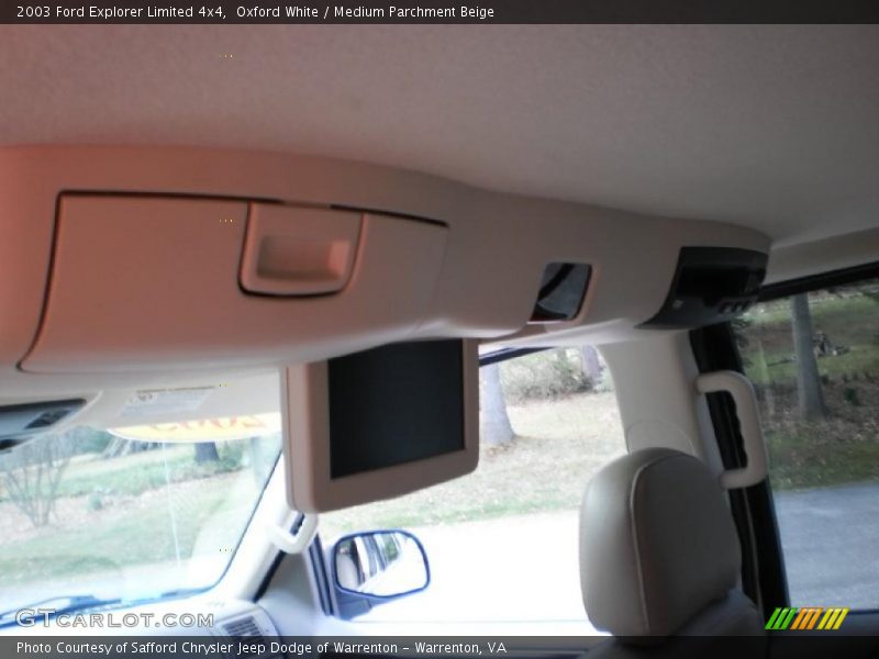 Oxford White / Medium Parchment Beige 2003 Ford Explorer Limited 4x4