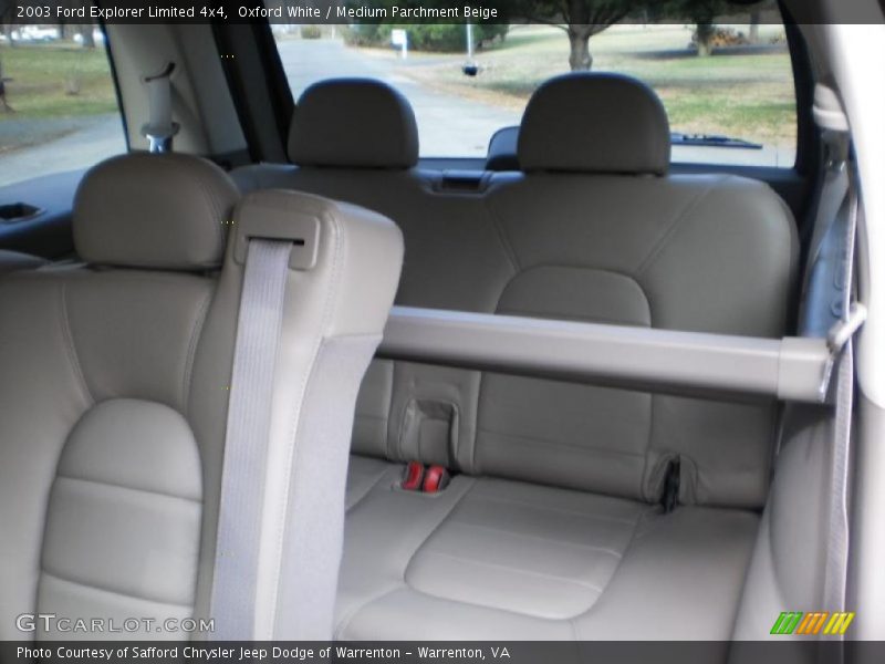 Oxford White / Medium Parchment Beige 2003 Ford Explorer Limited 4x4
