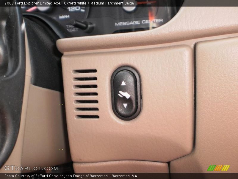 Oxford White / Medium Parchment Beige 2003 Ford Explorer Limited 4x4