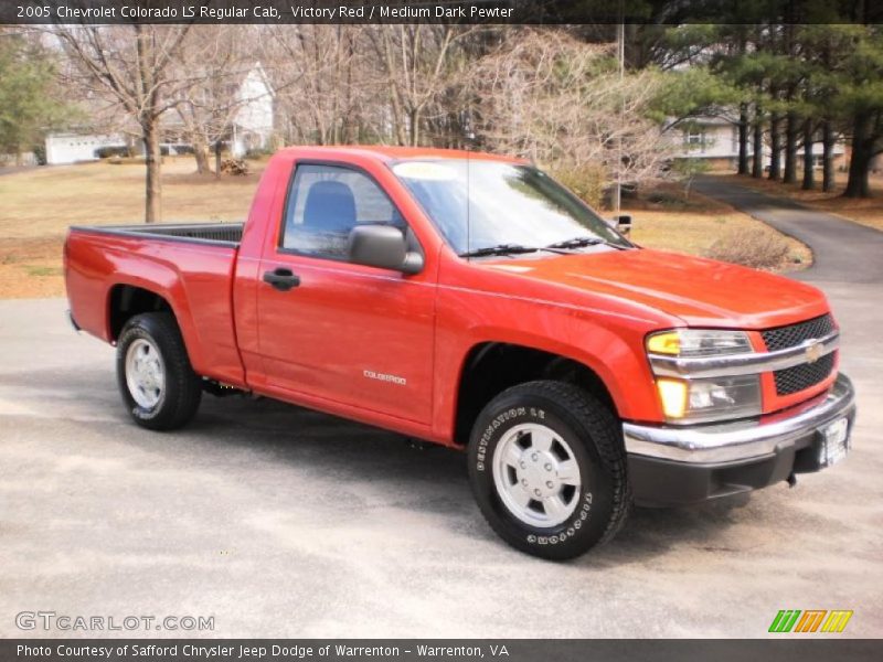 Victory Red / Medium Dark Pewter 2005 Chevrolet Colorado LS Regular Cab