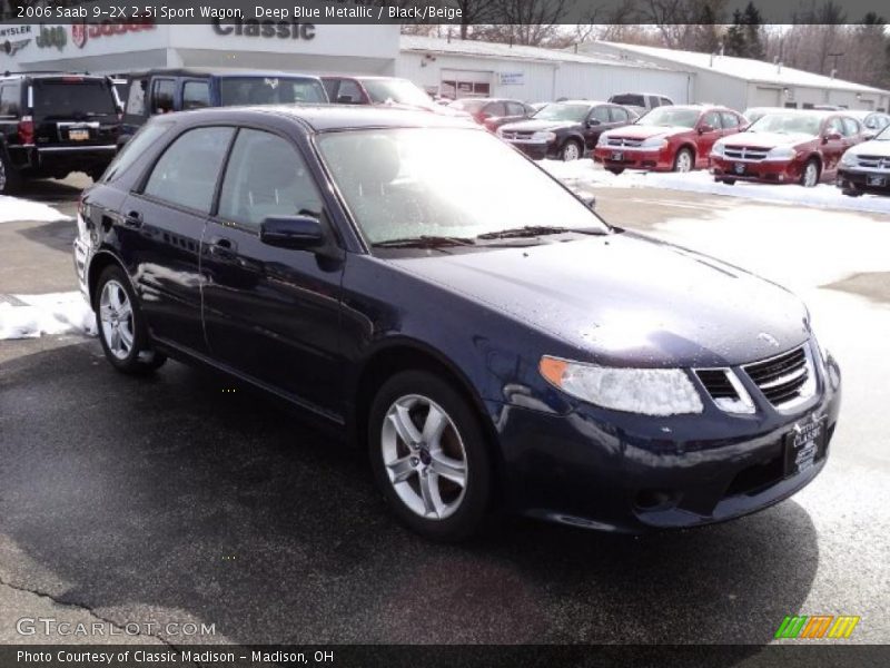 Deep Blue Metallic / Black/Beige 2006 Saab 9-2X 2.5i Sport Wagon