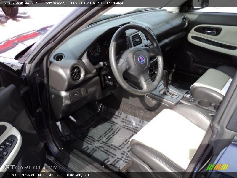  2006 9-2X 2.5i Sport Wagon Black/Beige Interior