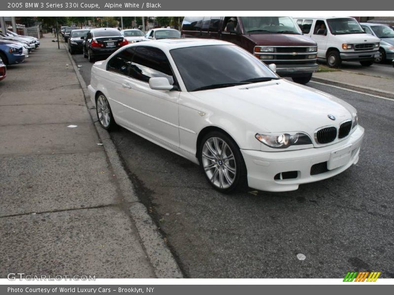 Alpine White / Black 2005 BMW 3 Series 330i Coupe