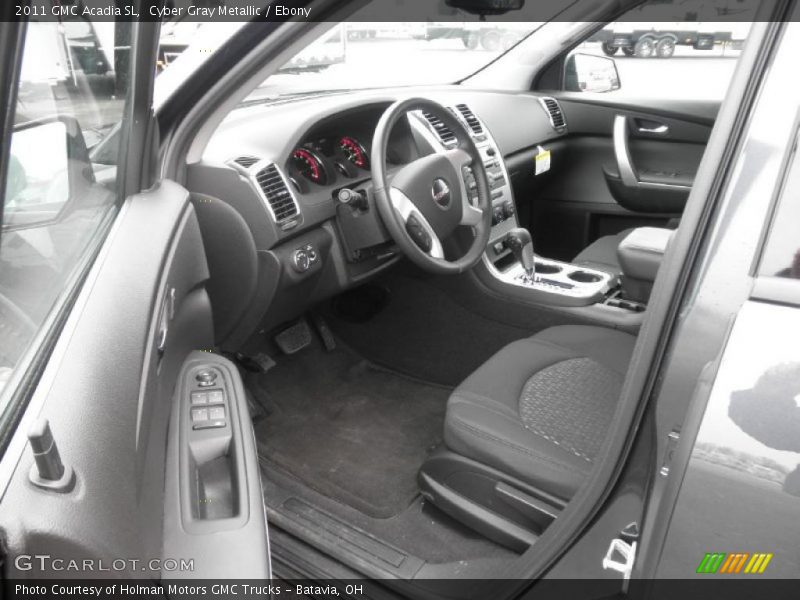 Cyber Gray Metallic / Ebony 2011 GMC Acadia SL