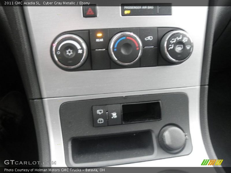Cyber Gray Metallic / Ebony 2011 GMC Acadia SL