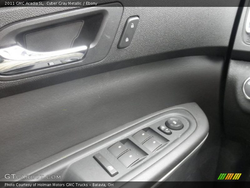Cyber Gray Metallic / Ebony 2011 GMC Acadia SL