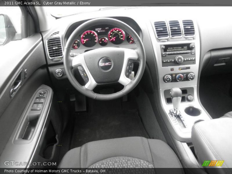 Cyber Gray Metallic / Ebony 2011 GMC Acadia SL
