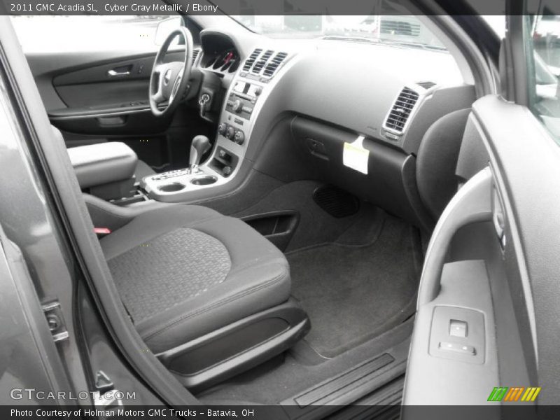 Cyber Gray Metallic / Ebony 2011 GMC Acadia SL