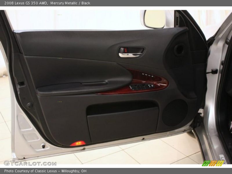 Mercury Metallic / Black 2008 Lexus GS 350 AWD