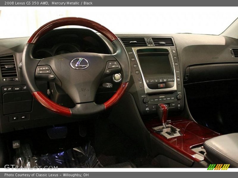 Mercury Metallic / Black 2008 Lexus GS 350 AWD