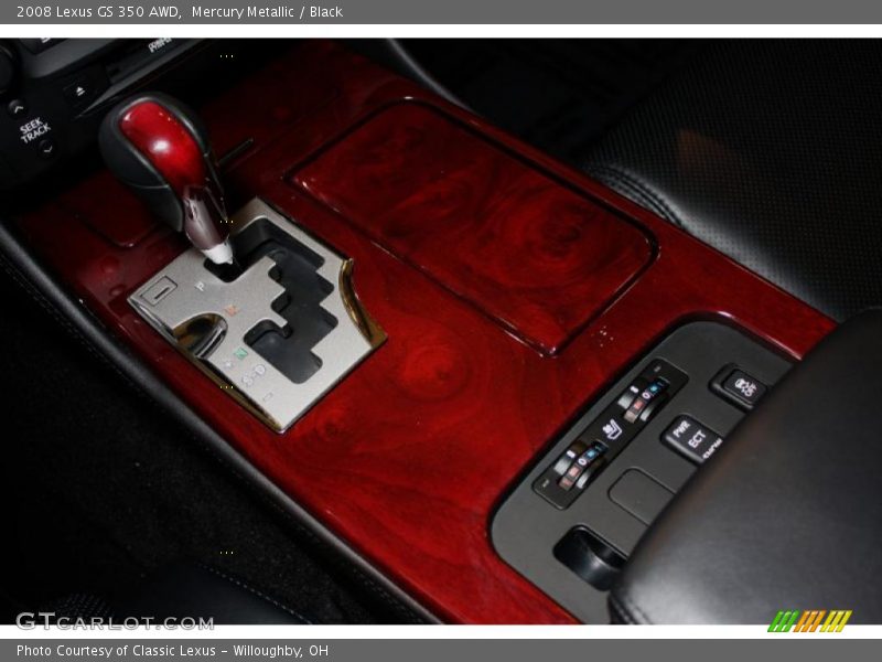 Mercury Metallic / Black 2008 Lexus GS 350 AWD