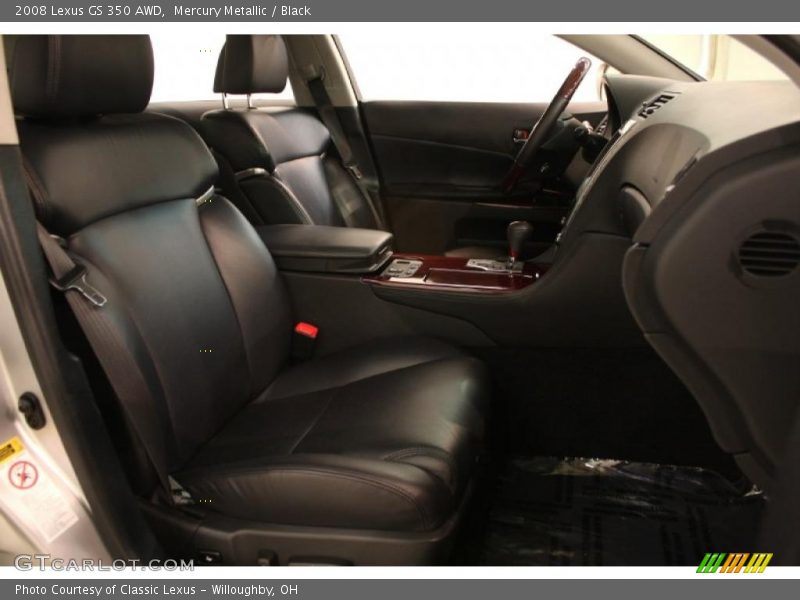 Mercury Metallic / Black 2008 Lexus GS 350 AWD