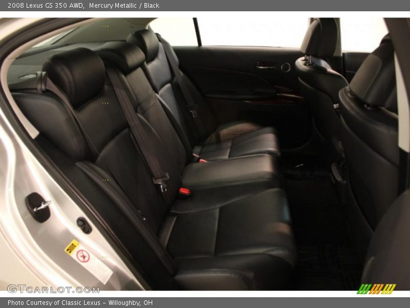Mercury Metallic / Black 2008 Lexus GS 350 AWD