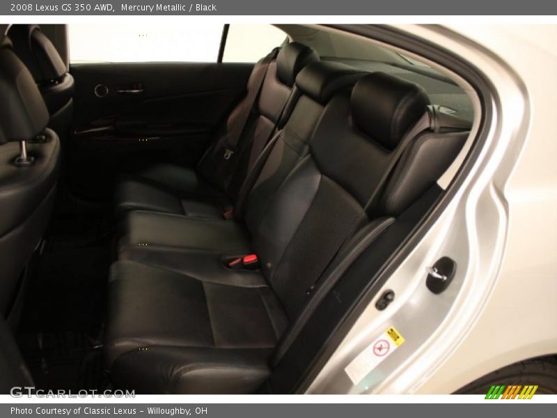 Mercury Metallic / Black 2008 Lexus GS 350 AWD