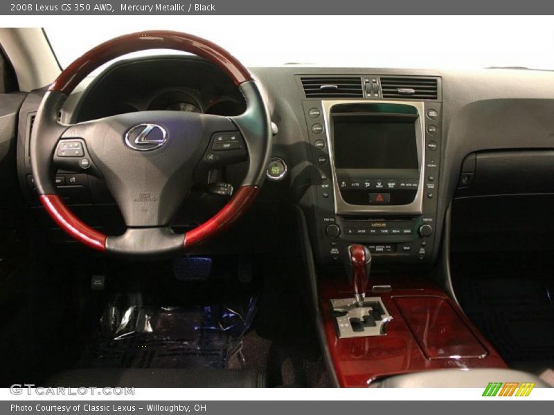 Mercury Metallic / Black 2008 Lexus GS 350 AWD