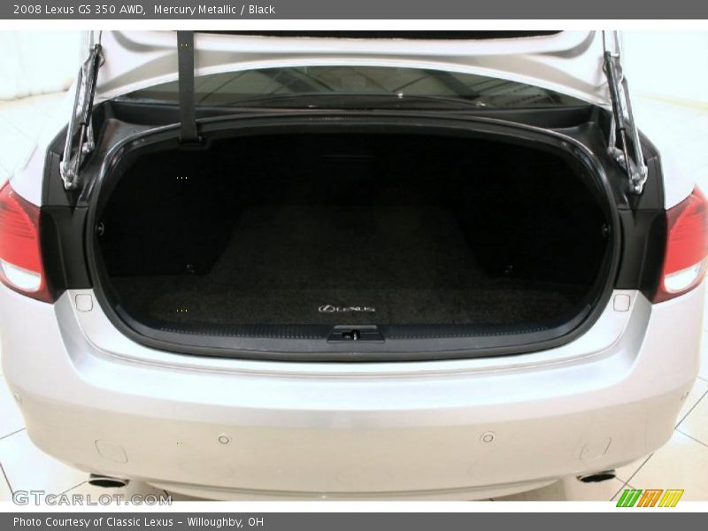 Mercury Metallic / Black 2008 Lexus GS 350 AWD