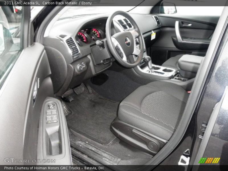 Carbon Black Metallic / Ebony 2011 GMC Acadia SL