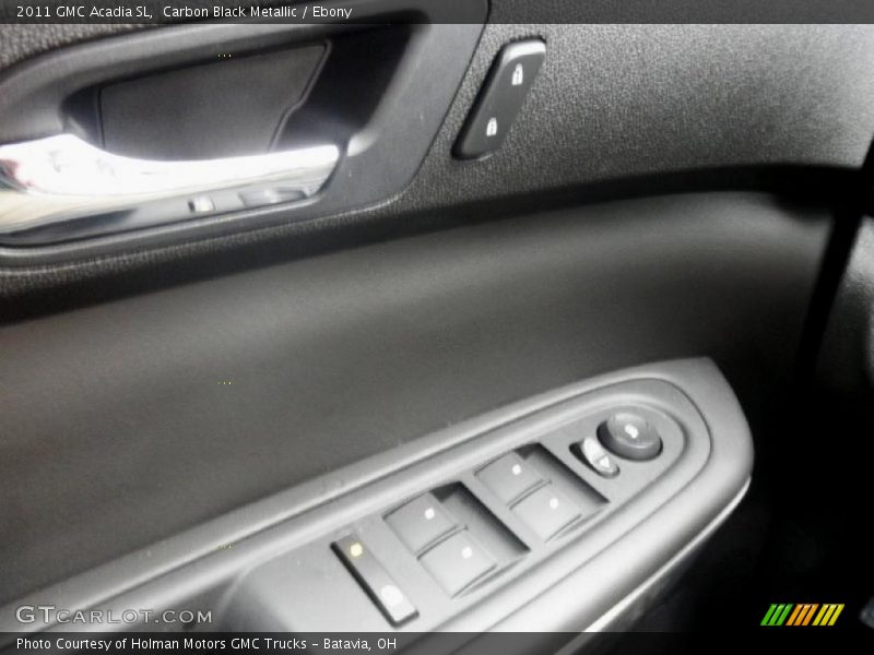 Carbon Black Metallic / Ebony 2011 GMC Acadia SL