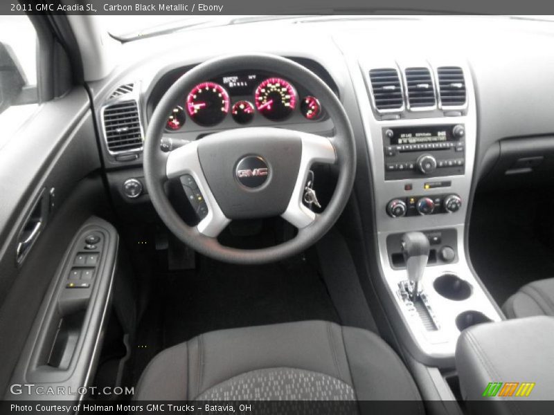 Carbon Black Metallic / Ebony 2011 GMC Acadia SL