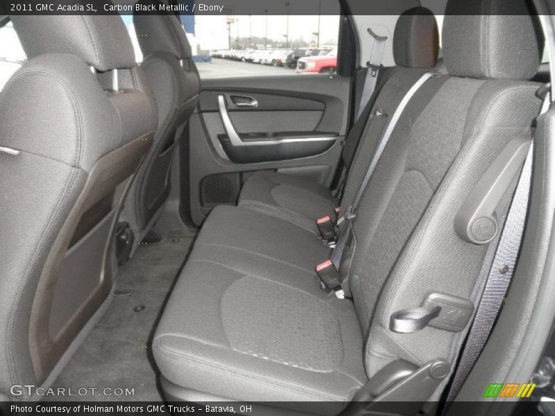 Carbon Black Metallic / Ebony 2011 GMC Acadia SL