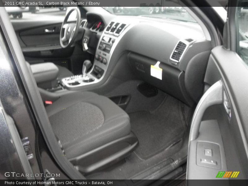 Carbon Black Metallic / Ebony 2011 GMC Acadia SL