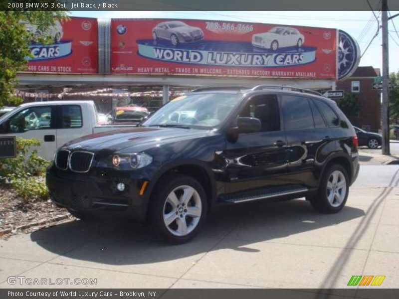 Jet Black / Black 2008 BMW X5 3.0si
