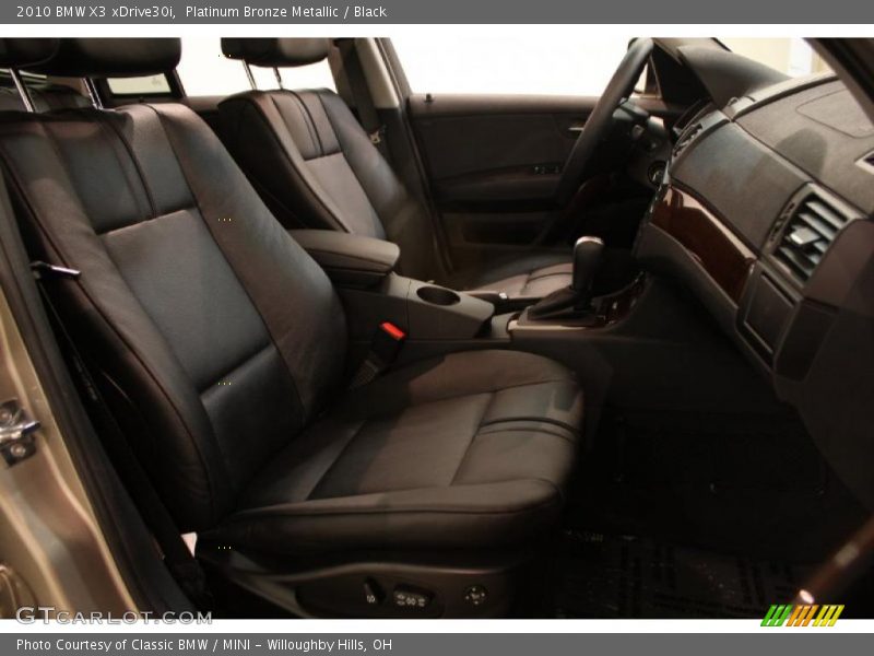 Platinum Bronze Metallic / Black 2010 BMW X3 xDrive30i