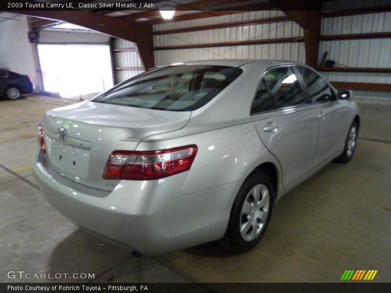 Classic Silver Metallic / Ash 2009 Toyota Camry LE