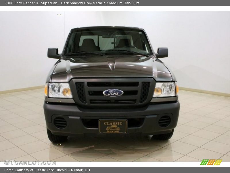 Dark Shadow Grey Metallic / Medium Dark Flint 2008 Ford Ranger XL SuperCab