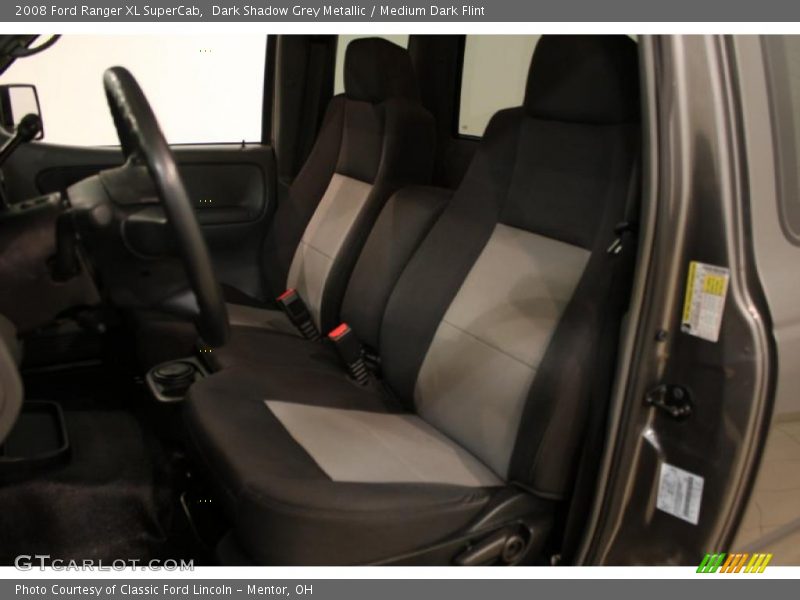 Dark Shadow Grey Metallic / Medium Dark Flint 2008 Ford Ranger XL SuperCab
