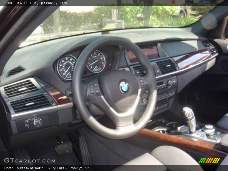 Jet Black / Black 2008 BMW X5 3.0si