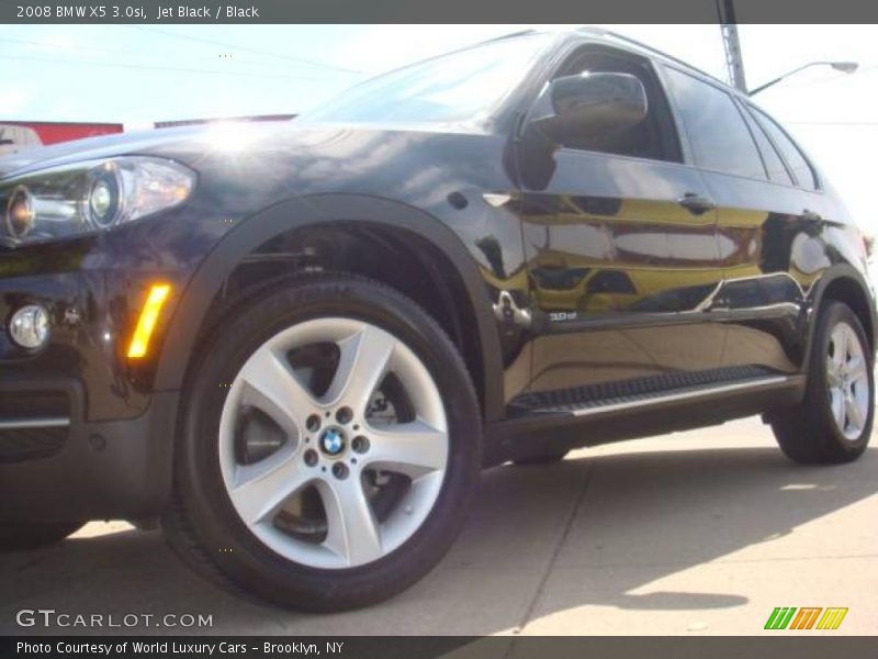 Jet Black / Black 2008 BMW X5 3.0si