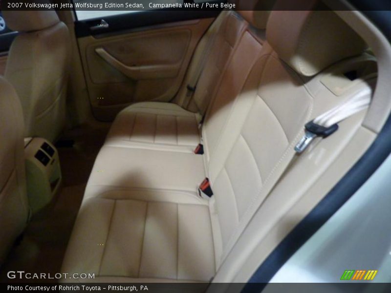 Campanella White / Pure Beige 2007 Volkswagen Jetta Wolfsburg Edition Sedan