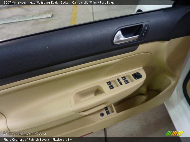 Campanella White / Pure Beige 2007 Volkswagen Jetta Wolfsburg Edition Sedan