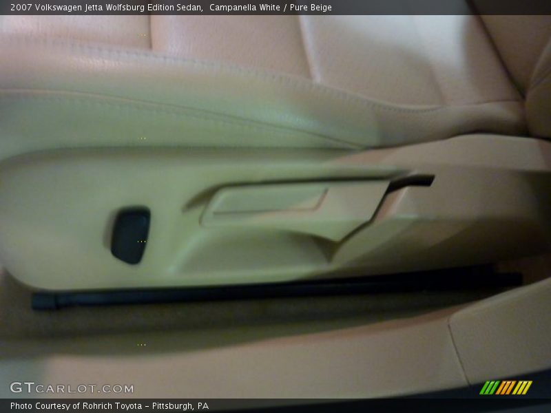 Campanella White / Pure Beige 2007 Volkswagen Jetta Wolfsburg Edition Sedan
