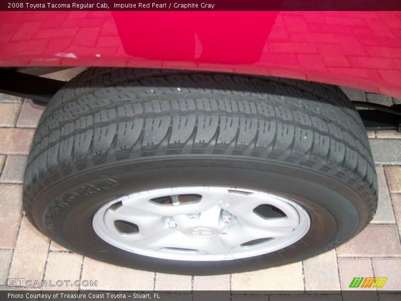 Impulse Red Pearl / Graphite Gray 2008 Toyota Tacoma Regular Cab