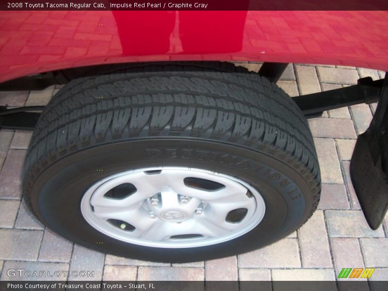 Impulse Red Pearl / Graphite Gray 2008 Toyota Tacoma Regular Cab
