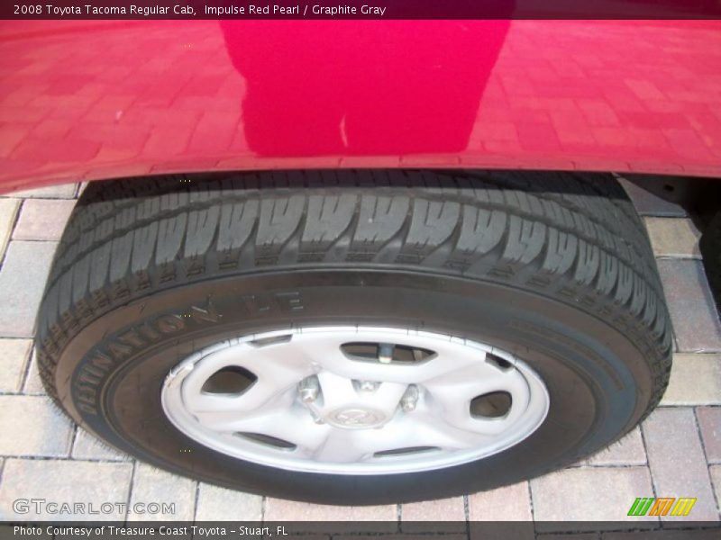 Impulse Red Pearl / Graphite Gray 2008 Toyota Tacoma Regular Cab