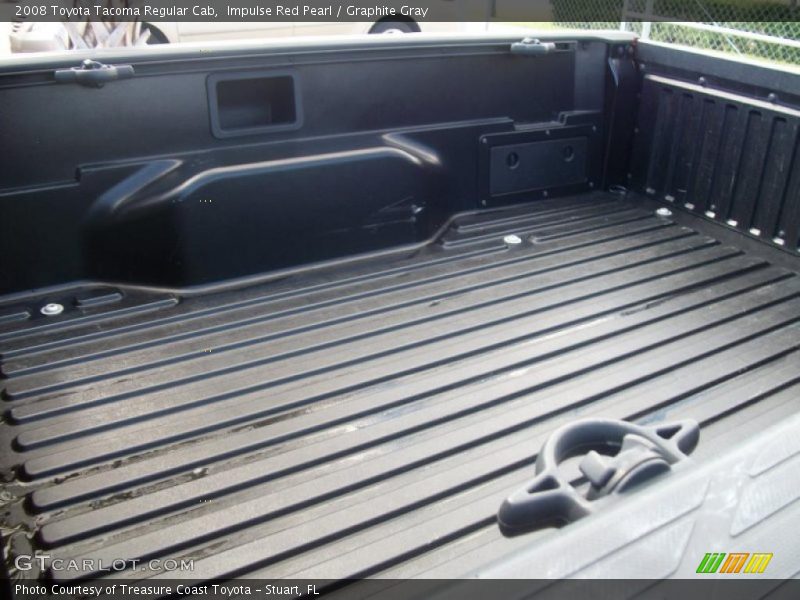 Impulse Red Pearl / Graphite Gray 2008 Toyota Tacoma Regular Cab