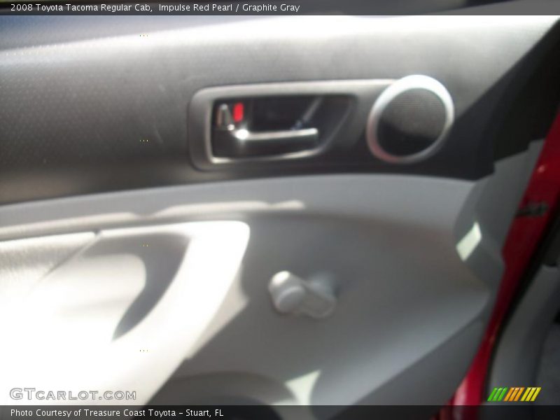 Impulse Red Pearl / Graphite Gray 2008 Toyota Tacoma Regular Cab