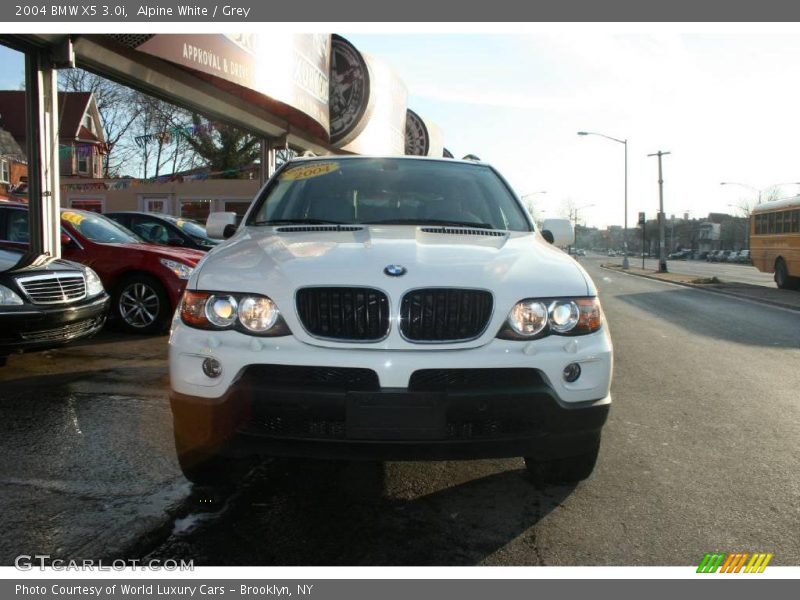 Alpine White / Grey 2004 BMW X5 3.0i