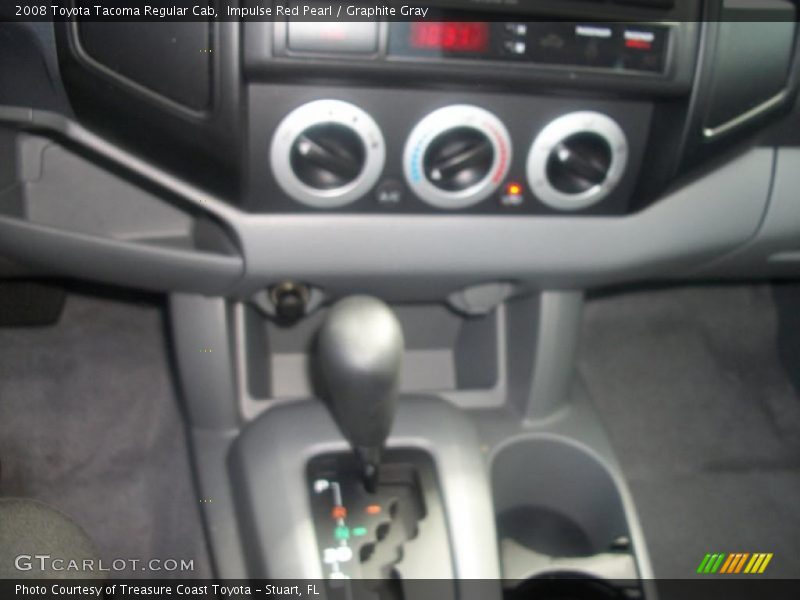Impulse Red Pearl / Graphite Gray 2008 Toyota Tacoma Regular Cab