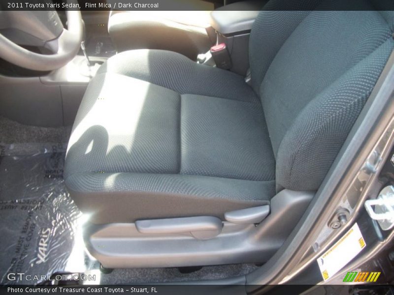 Flint Mica / Dark Charcoal 2011 Toyota Yaris Sedan